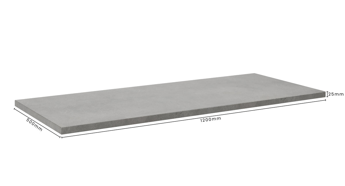 Concrete Bathroom Vanity Top 1200mm x 500mm x 25mm | Mitchell Bink Concrete Design