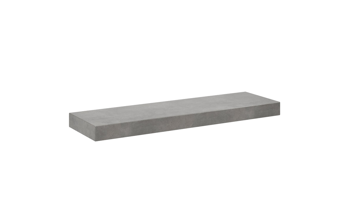 Concrete Bathroom Vanity Top 1500mm x 450mm x 150mm Mid Grey Wall Hung