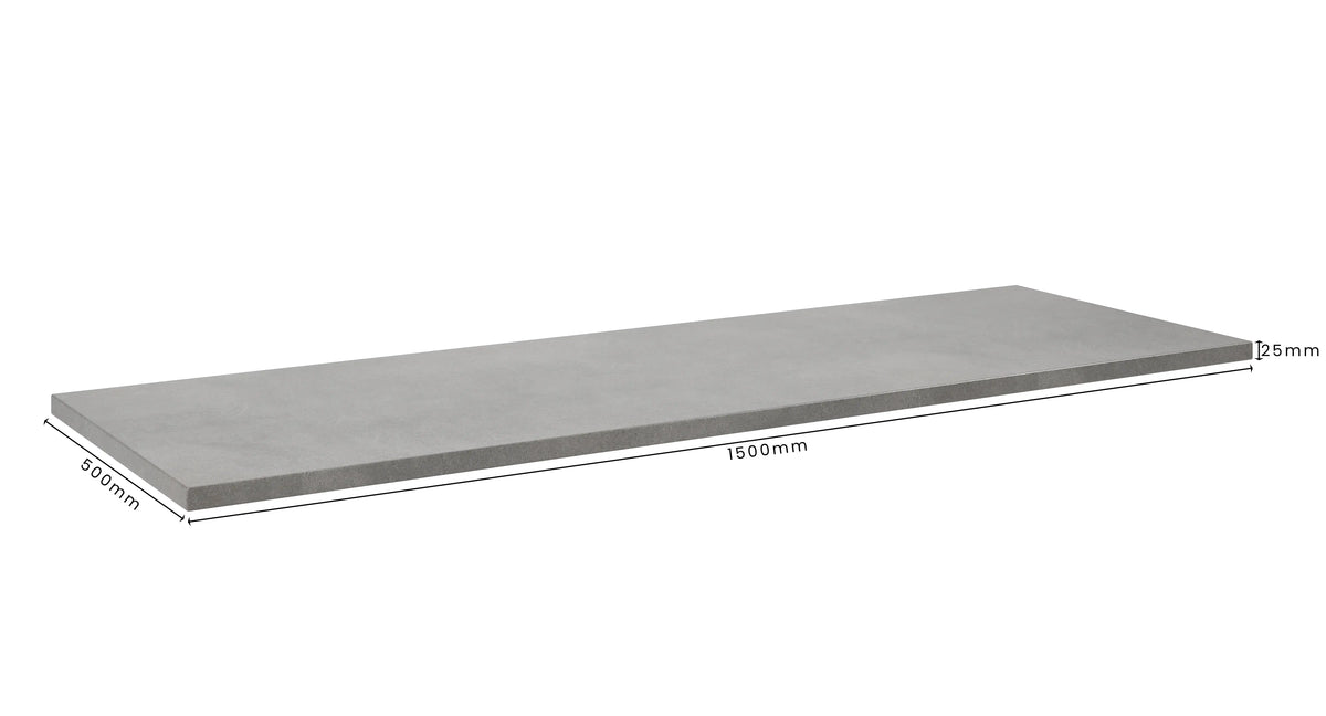 Concrete Bathroom Vanity Top 1500mm x 500mm x 25mm | Mitchell Bink Concrete Design
