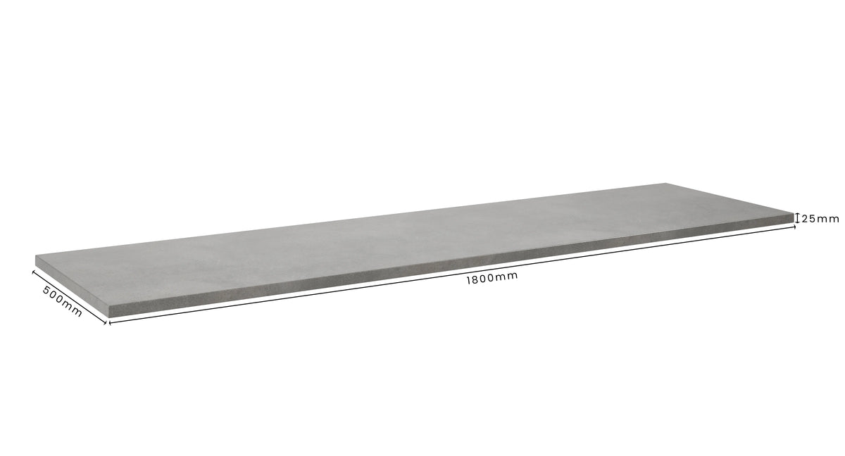 Concrete Bathroom Vanity Top 1800mm x 500mm x 25mm | Mitchell Bink Concrete Design