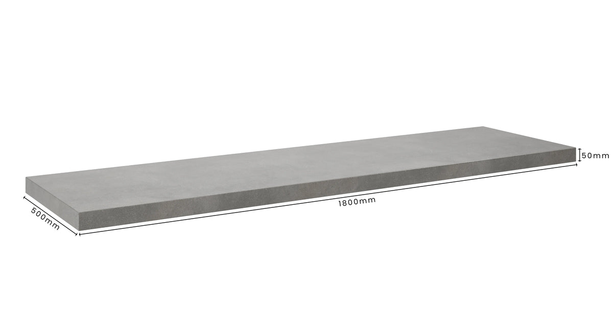 Concrete Bathroom Vanity Top 1800mm x 500mm x 50mm | Mitchell Bink Concrete Design
