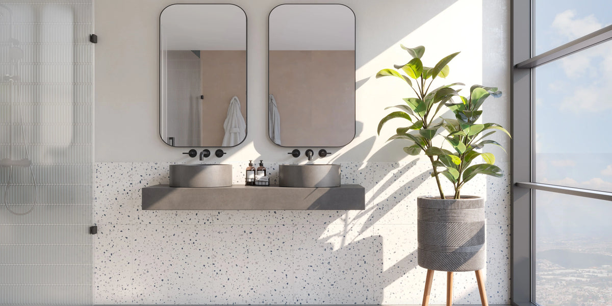 Concrete Bathroom Vanity Top 2000mm - Mitchell Bink Concrete Design