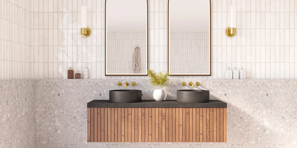 Concrete Bathroom Vanity Top 2000mm - Mitchell Bink Concrete Design