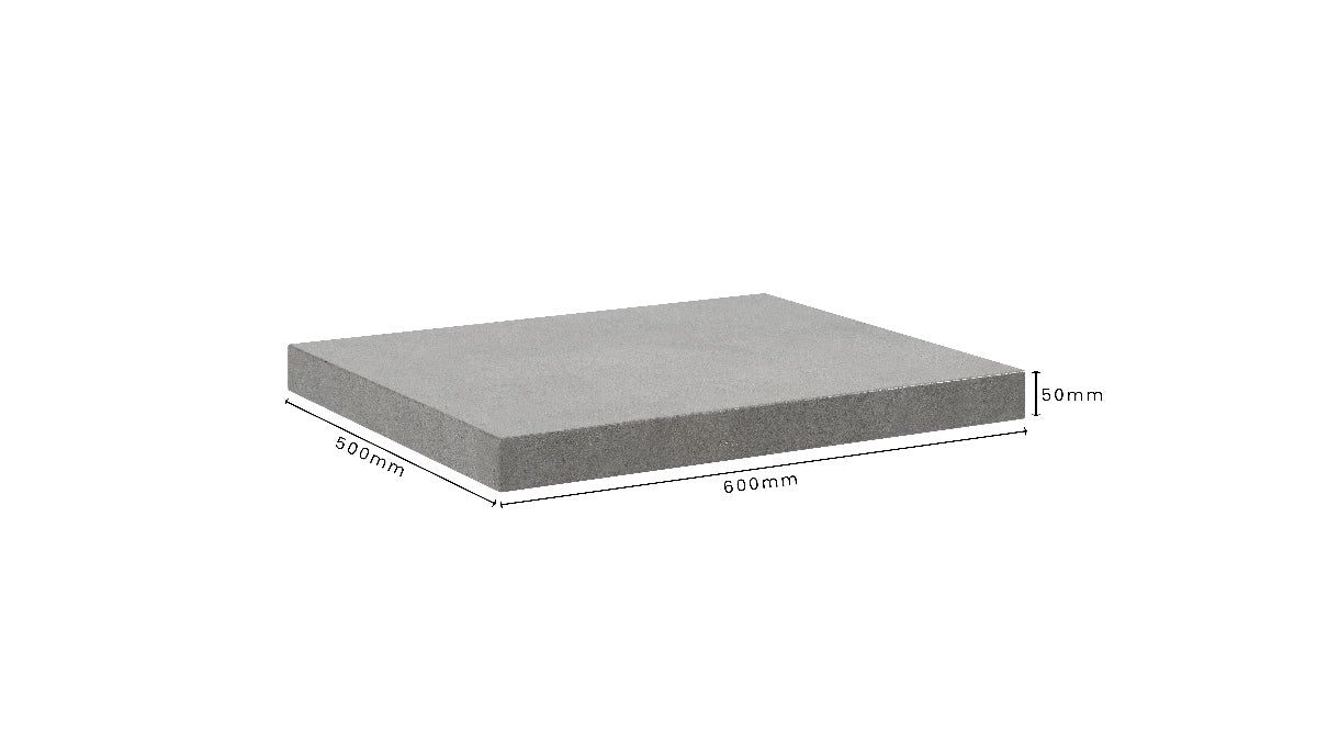 Concrete Bathroom Vanity Top 600mm x 500mm x 50mm | Mitchell Bink Concrete Design