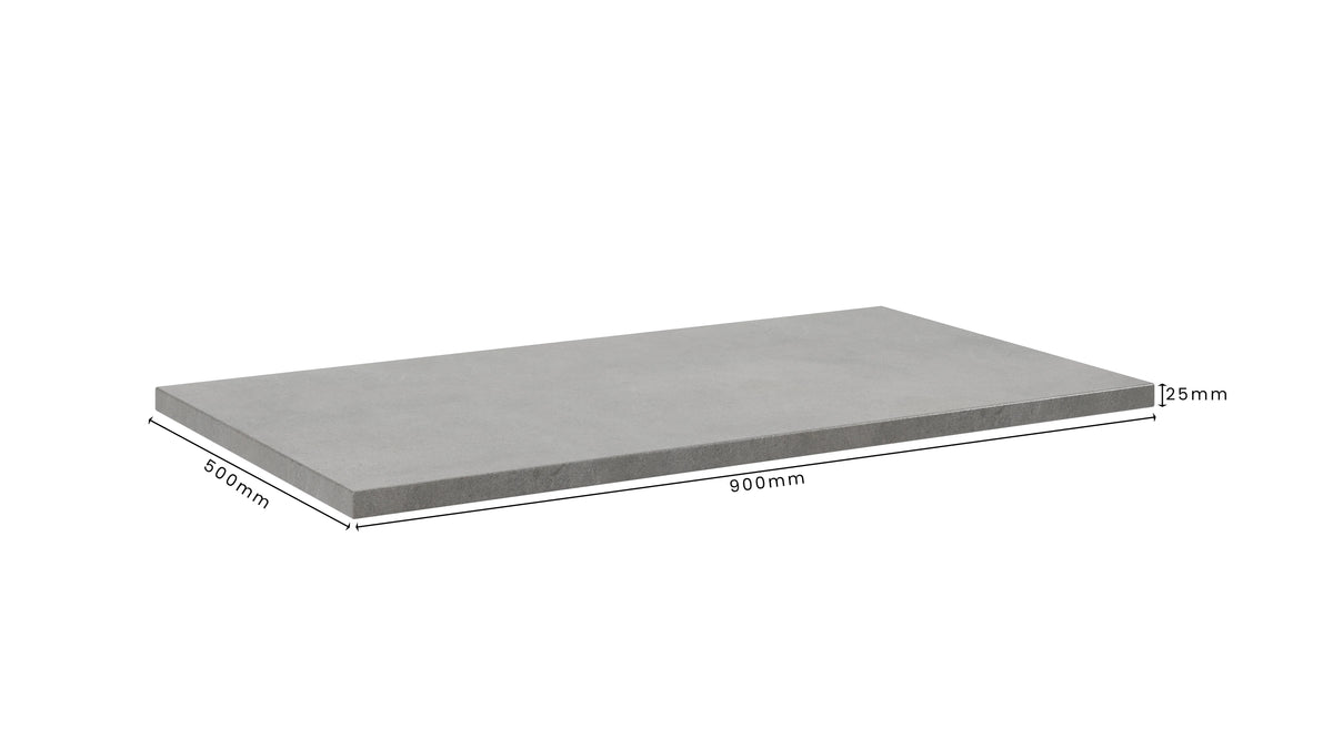 Concrete Bathroom Vanity Top 900mm x 500mm x 25mm | Mitchell Bink Concrete Design