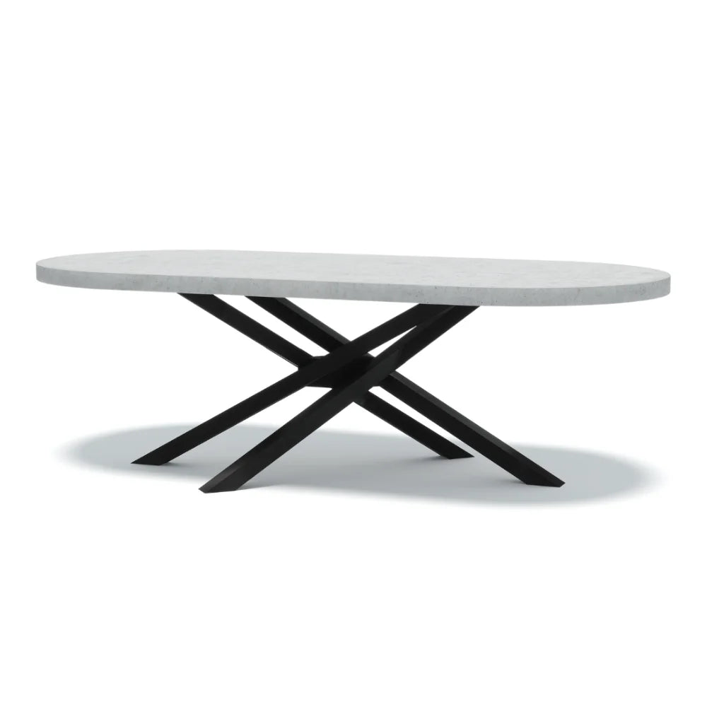 Black-Base-Indoor-Outdoor-Oval-Concrete-Dining-Table-Black-Entwined-Base-Thick