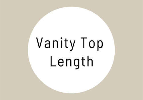 Vanity Top Length | Mitchell Bink Concrete Design