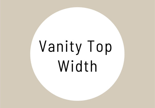 Vanity Top Width | Mitchell Bink Concrete Design